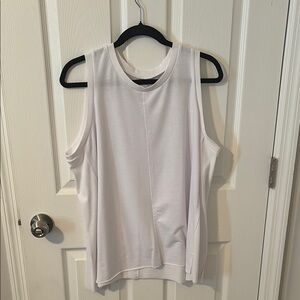 Mud Pie White Relaxed Muscle Tee